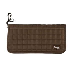Lug Tango Travel Wallet passport holder sleeve vacation luggage brown
